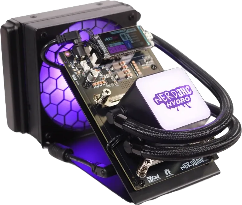 NerdMiner NerdQaxe+ Hydro